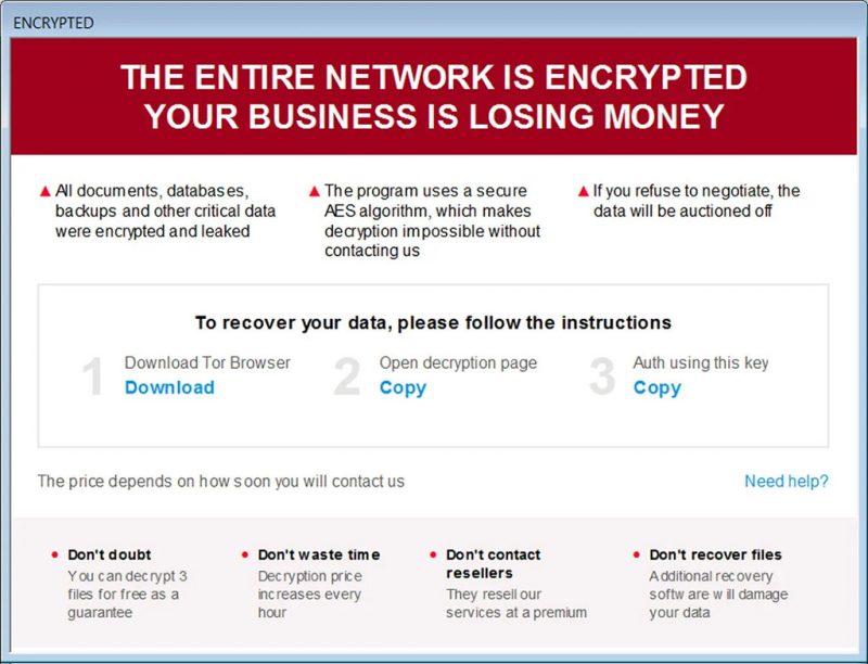 trigona ransomware image